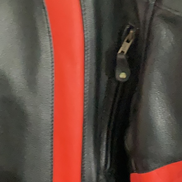 Motorcycle thick leather jacket vintage biker - Picture 6 of 16